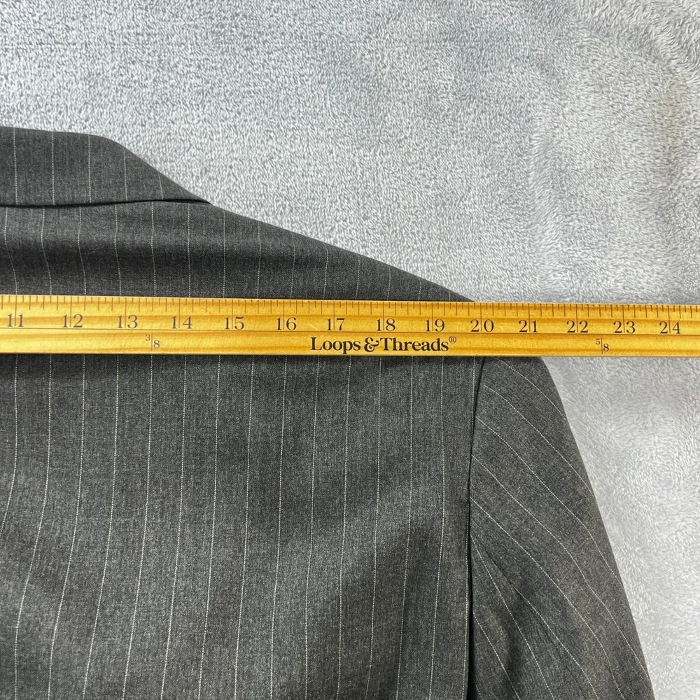Vintage Lauren Ralph Lauren‎ Men's 46L Pinstripe 100% Wool Blazer Union Canada